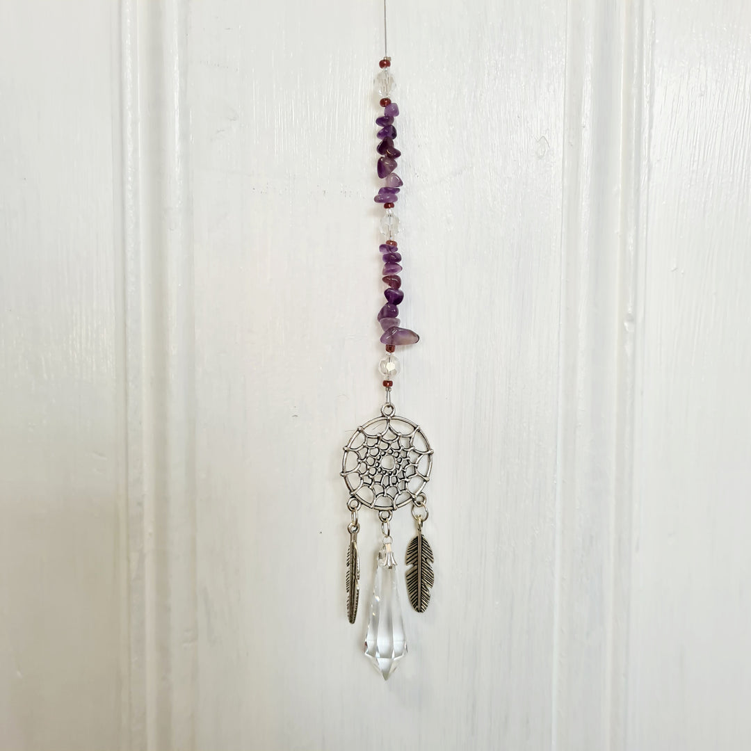 Sun Catchers - Amethyst Dream Catcher