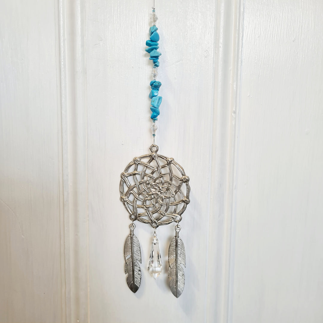 Sun Catchers - Blue Howlite Dream Catcher
