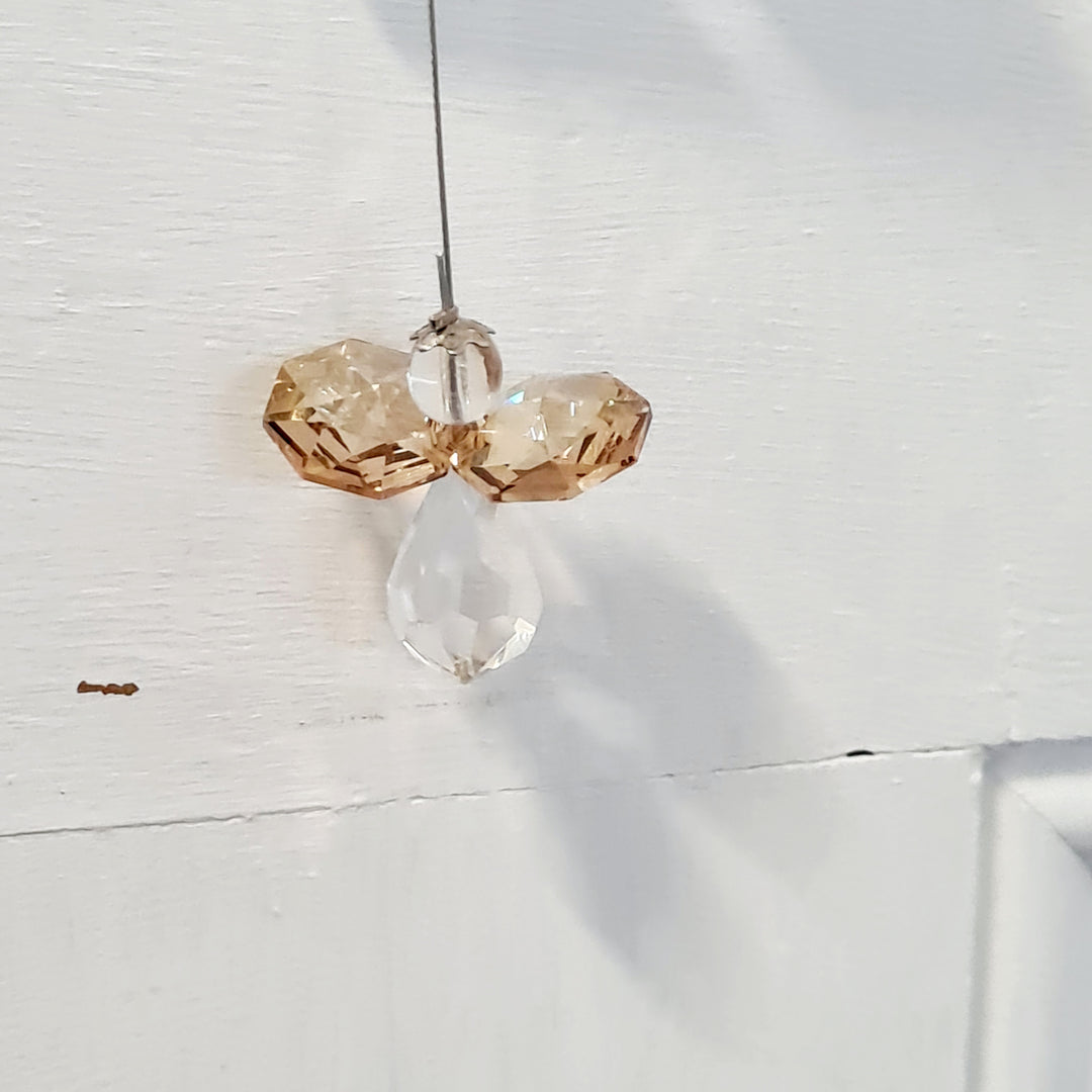 Guardian Angel Sun Catcher - Apricot