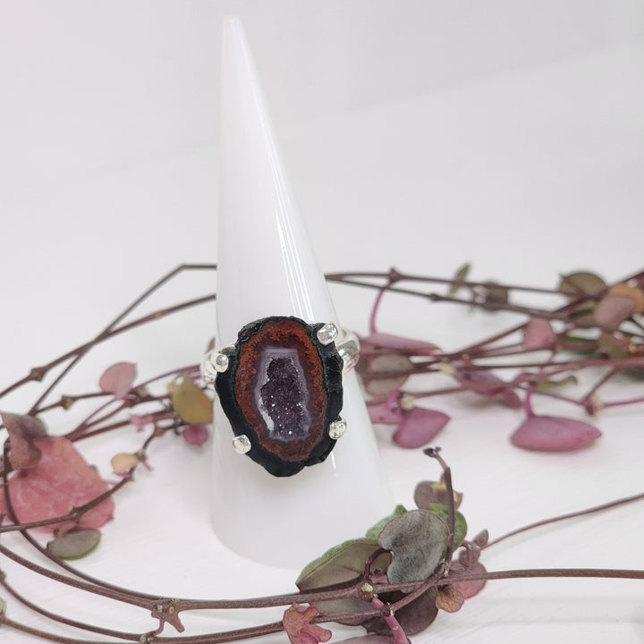 Agate Geode - Ring