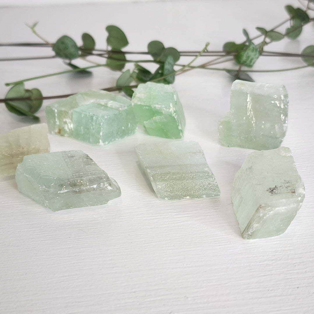 Green Calcite - Raw