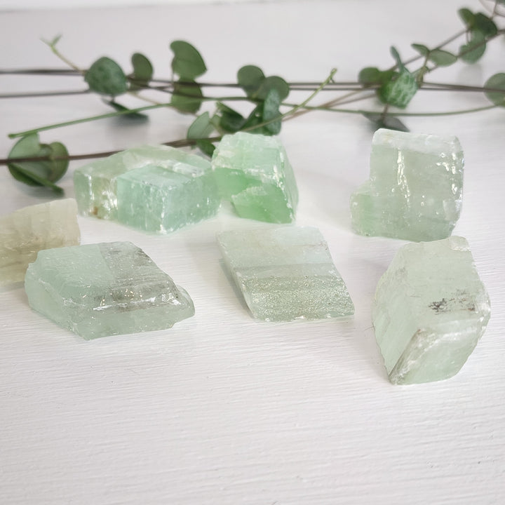 Green Calcite - Raw