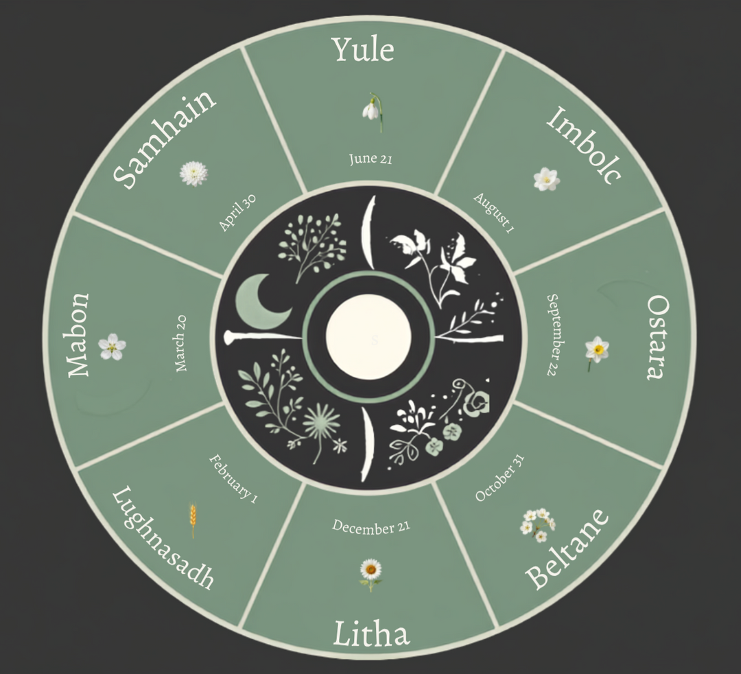 The Witch's Wheel of the Year: A Southern Hemisphere Guide with Rituals & Spells