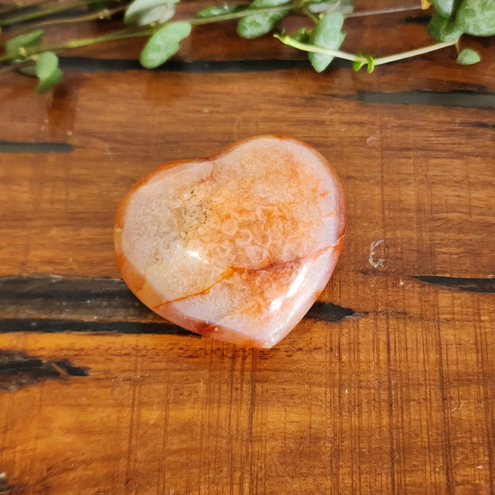 Red Agate - Heart