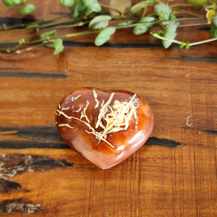 Red Agate - Heart