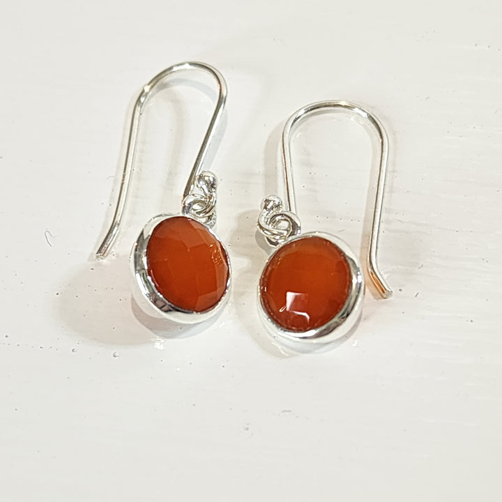 Red Onyx - Earrings