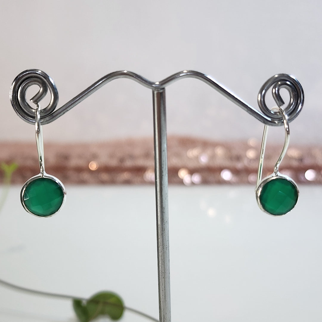 Green Onyx - Earrings