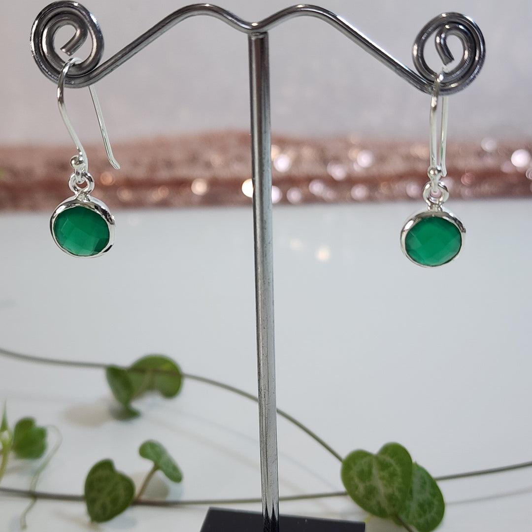 Green Onyx - Earrings