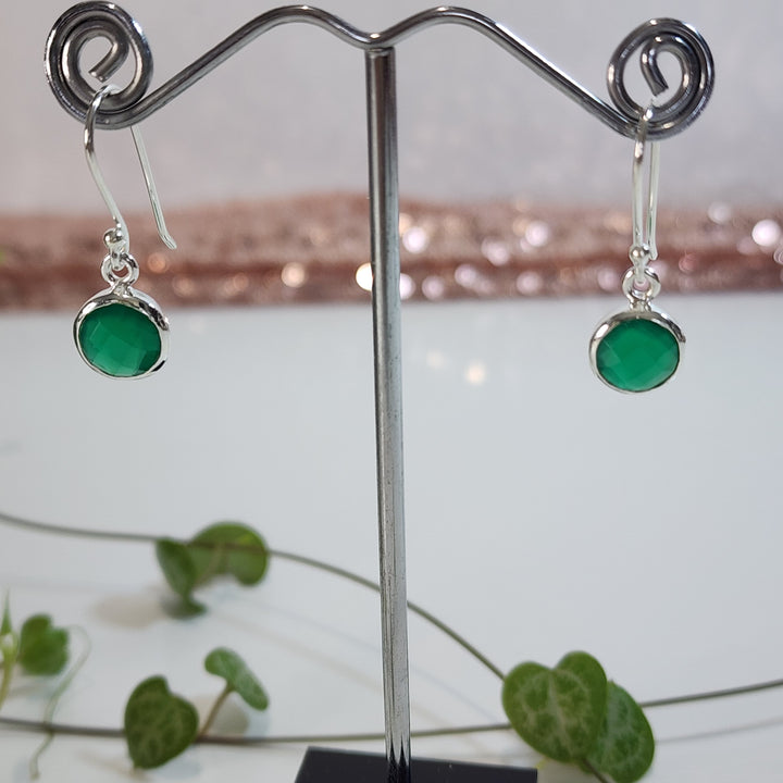 Green Onyx - Earrings