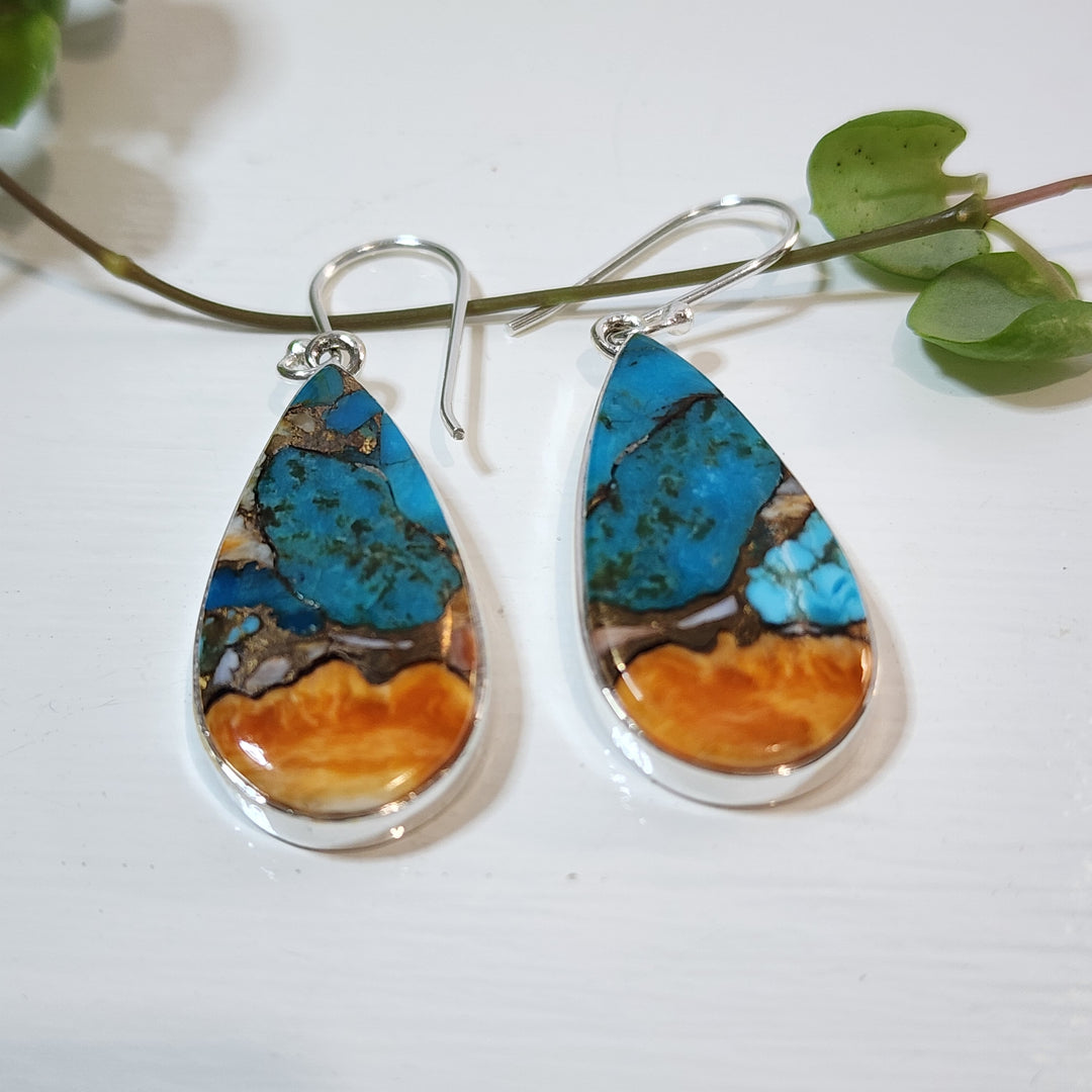 Turquoise Oyster - Earrings