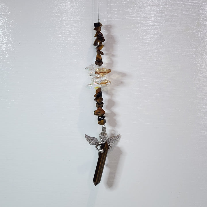 Sun Catchers - Tigers Eye Angel