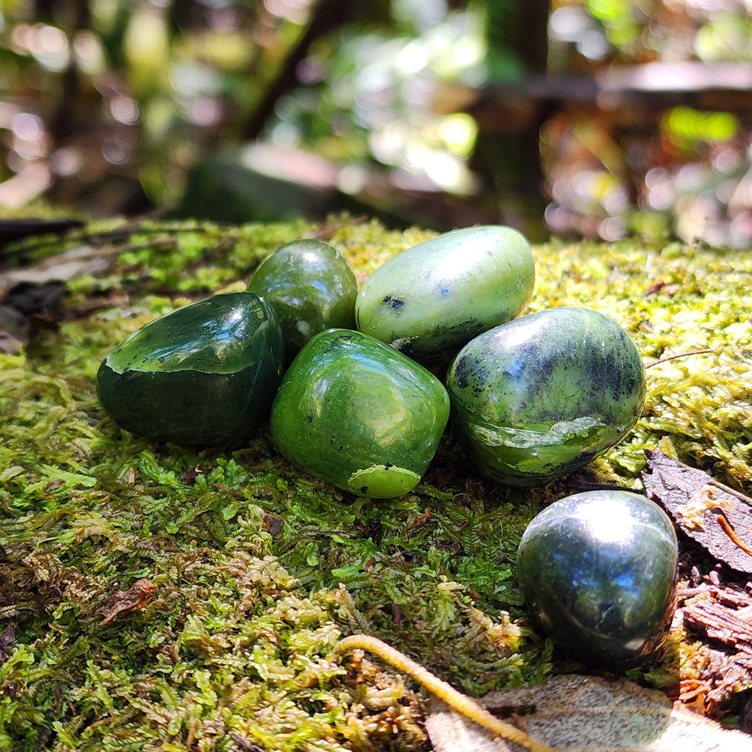 Nephrite Jade - Tumbled