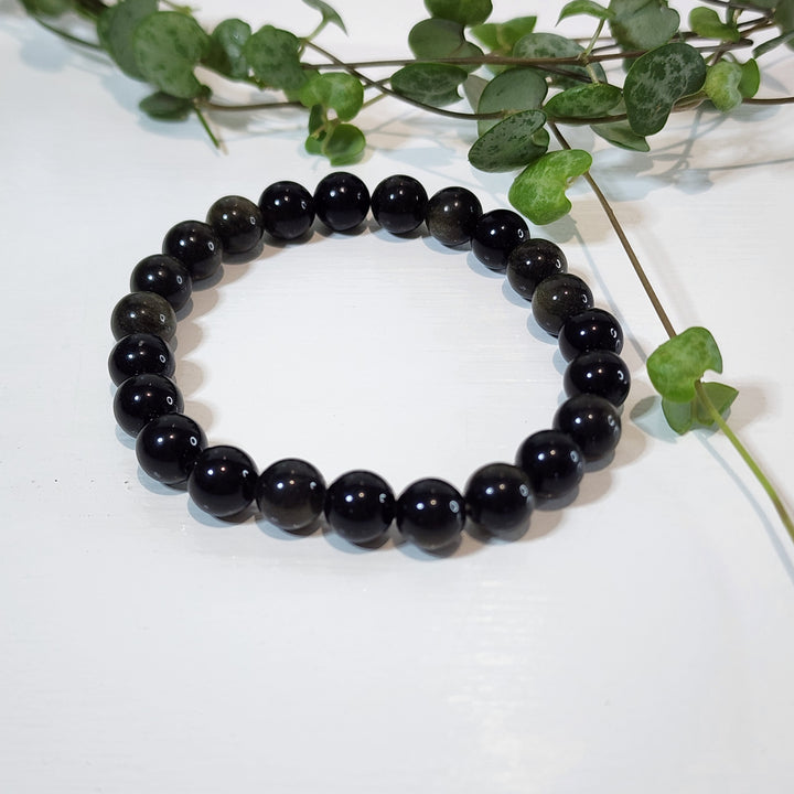 Silver Sheen Obsidian - Bracelet