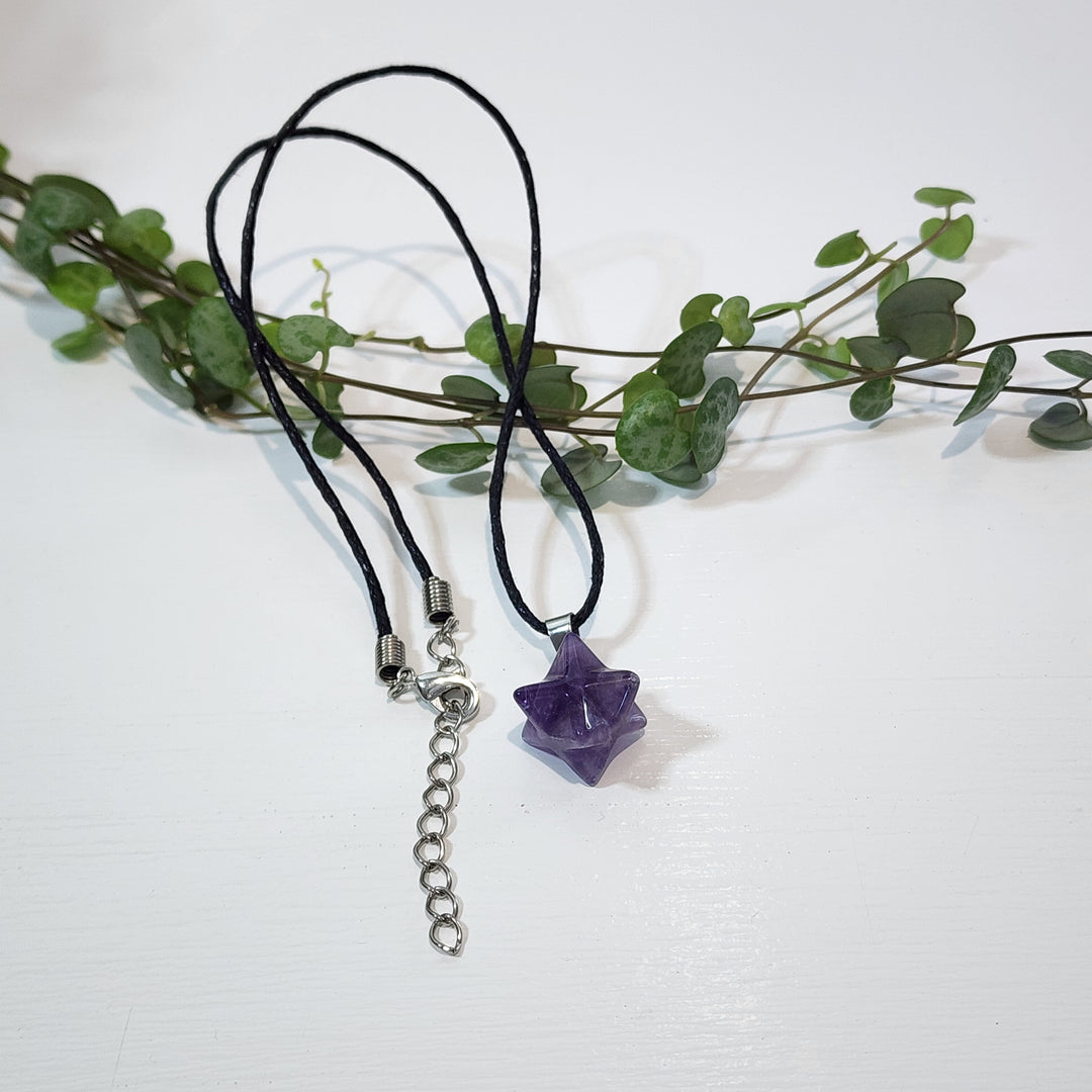 Amethyst - Merkabah Pendant