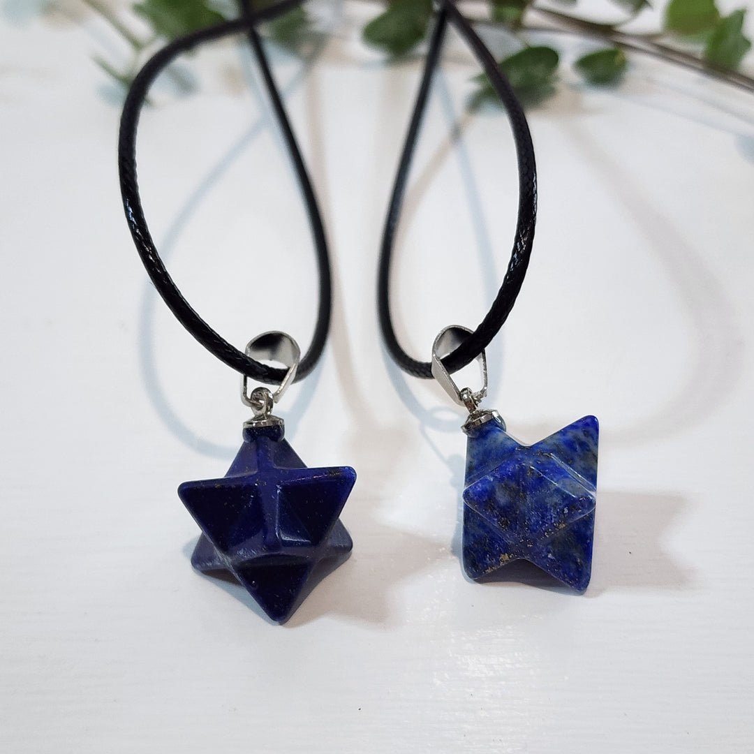 Lapis Lazuli - Merkabah Pendant