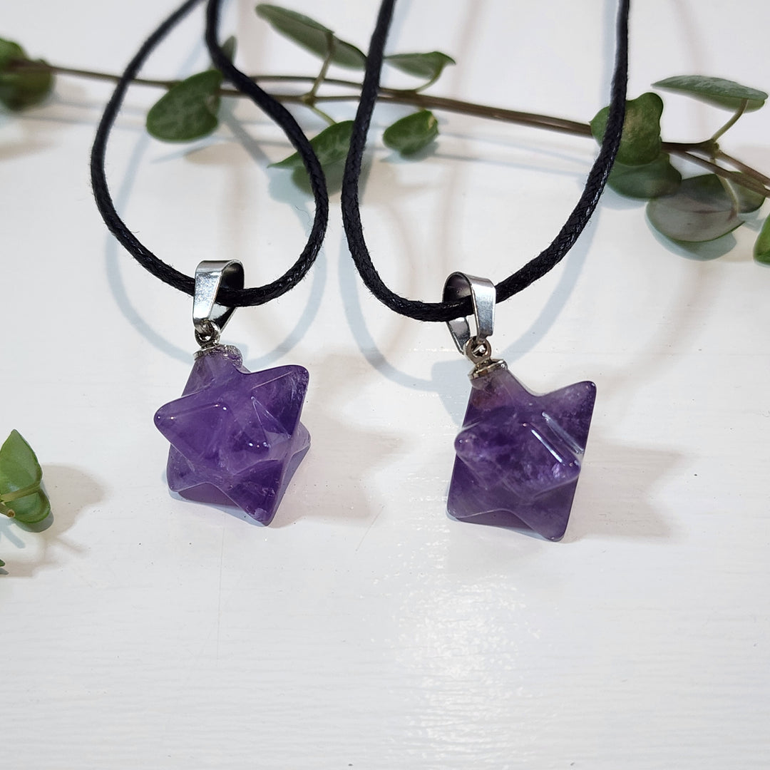 Amethyst - Merkabah Pendant