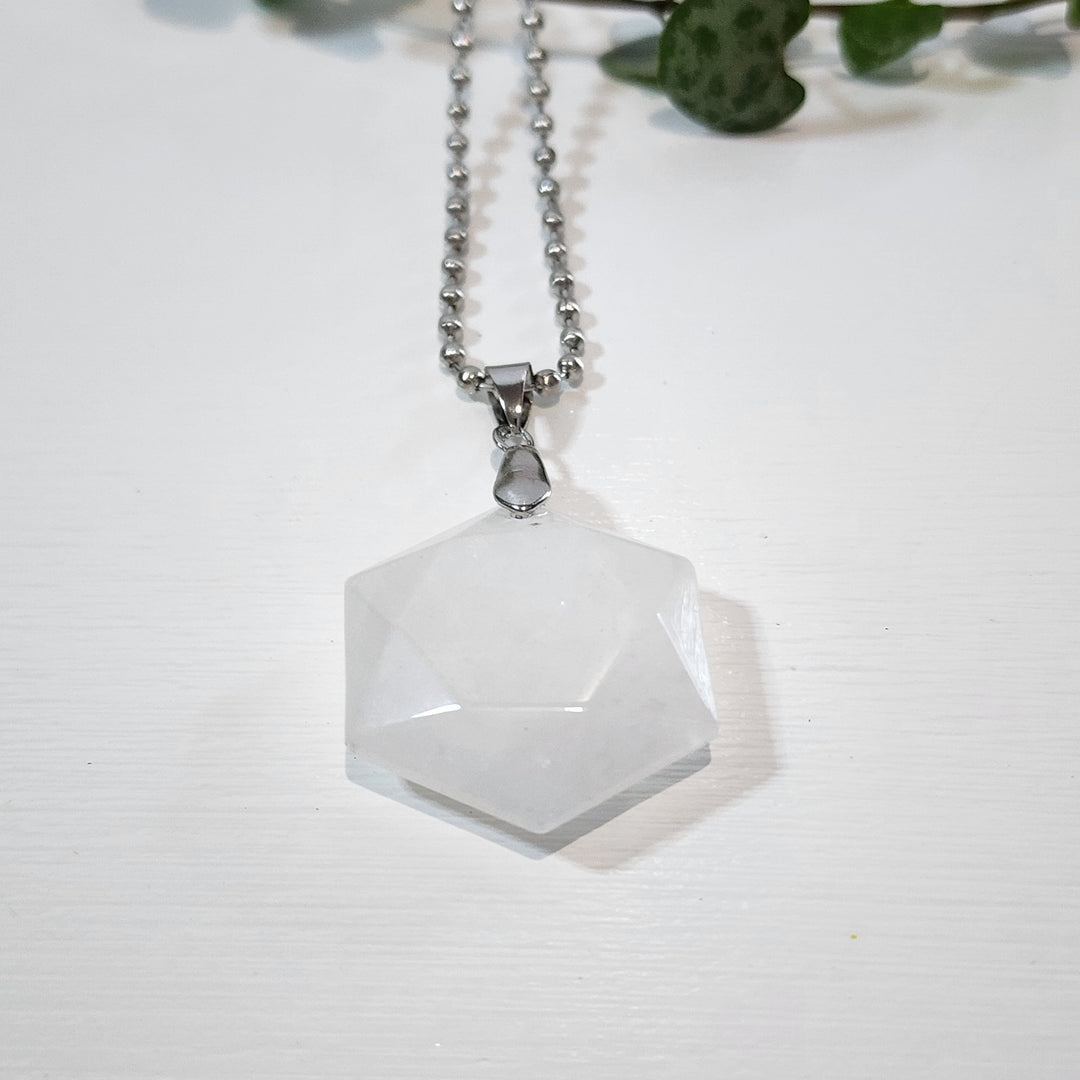 White Quartz -  Pendant