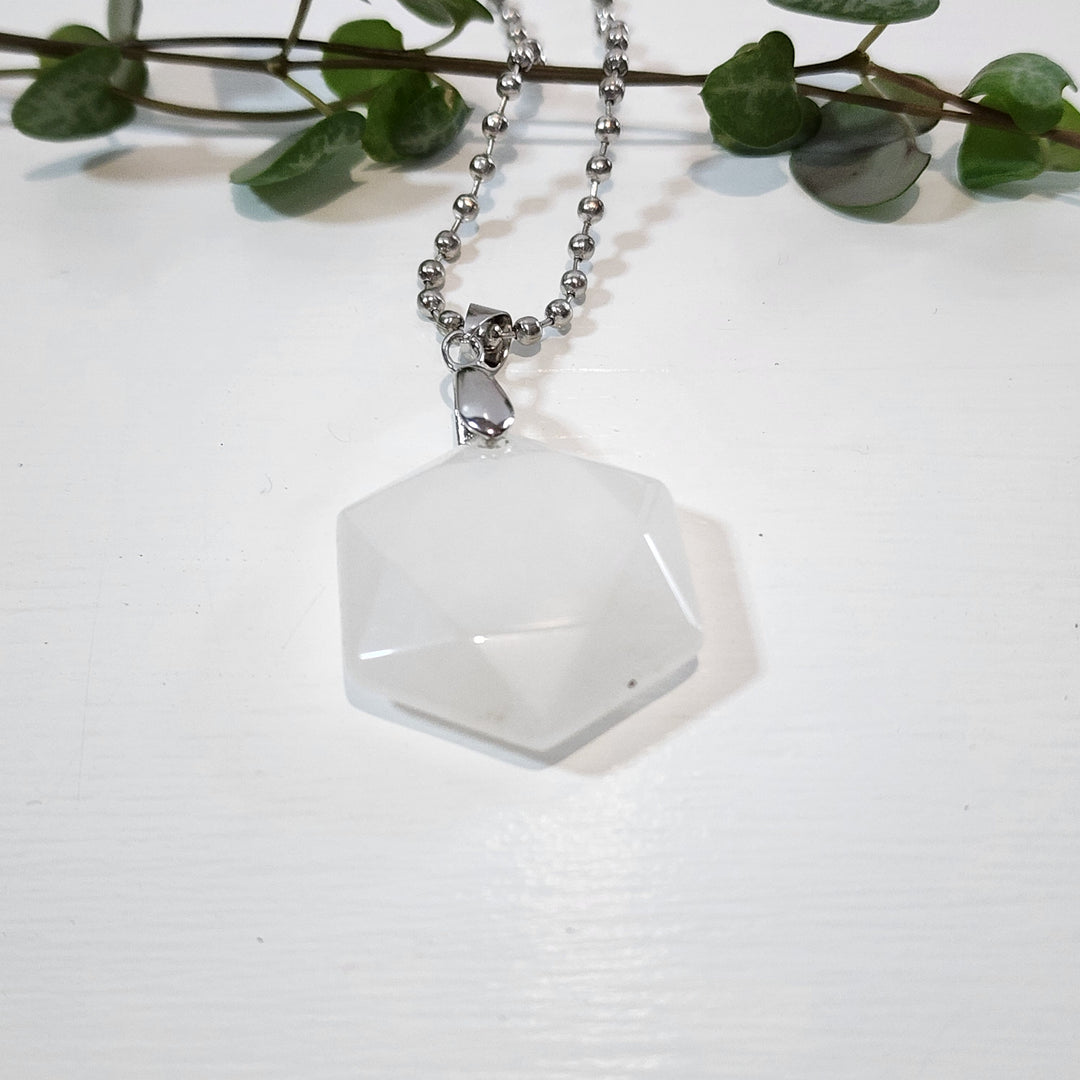 White Quartz -  Pendant