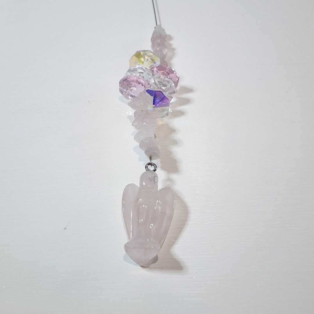 Sun Catchers - Rose Quartz Angel