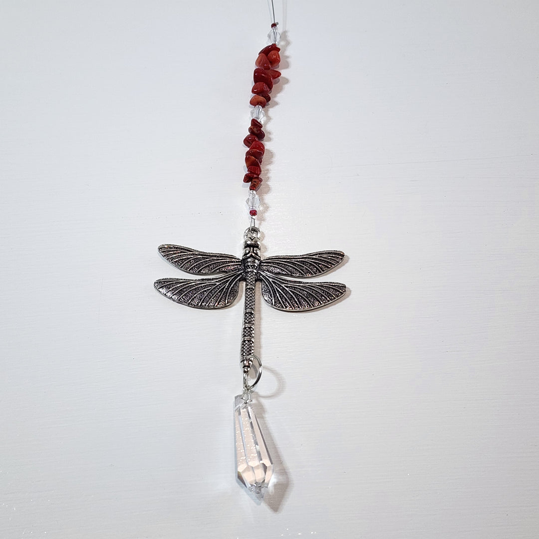 Sun Catchers - Red Coral Dragonfly