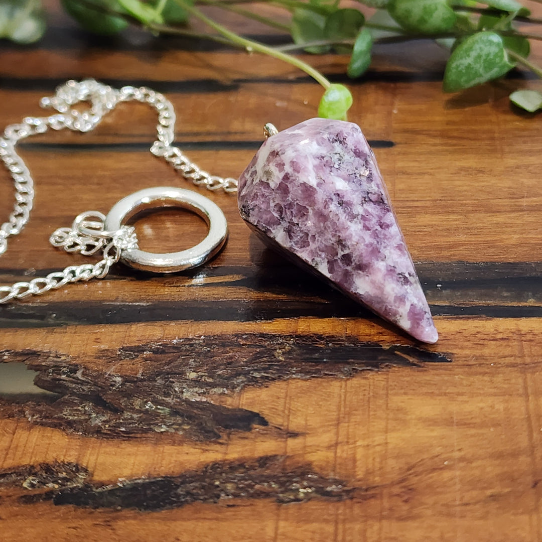 Pink Lepidolite - Pendulum