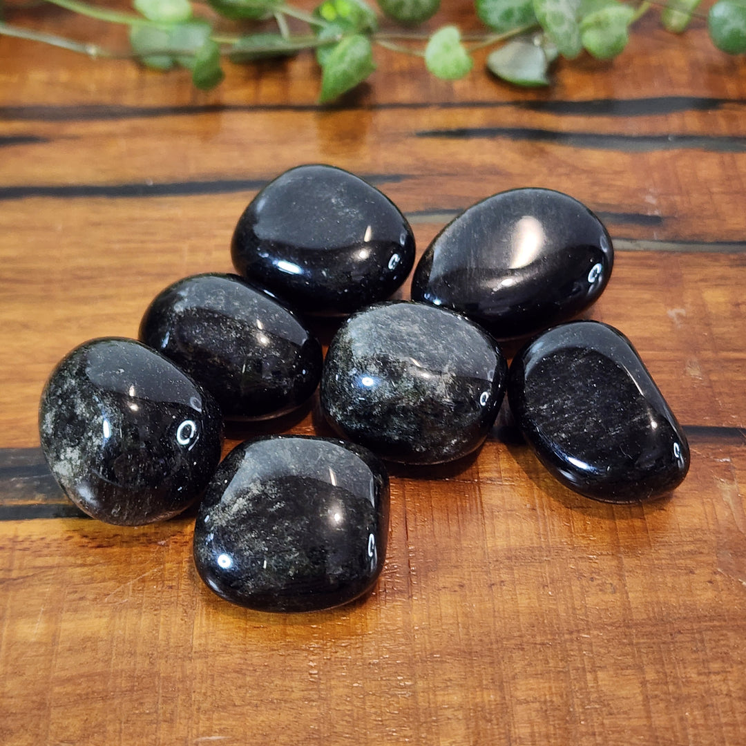 Silver Sheen Obsidian - Tumbled