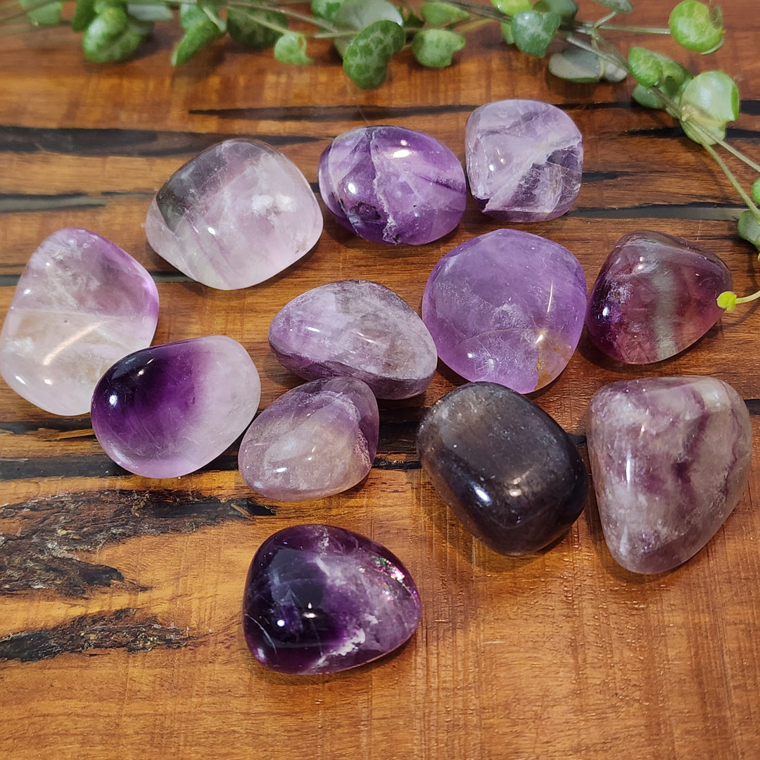 Purple Fluorite - Tumbled