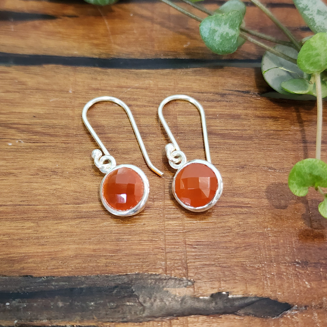 Red Onyx - Earrings