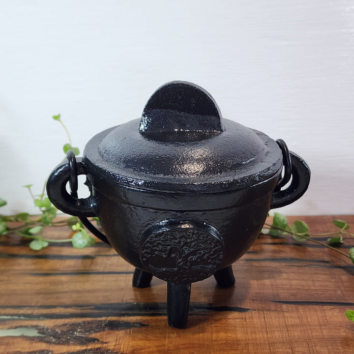 Cast Iron Cauldron - Tree of Life