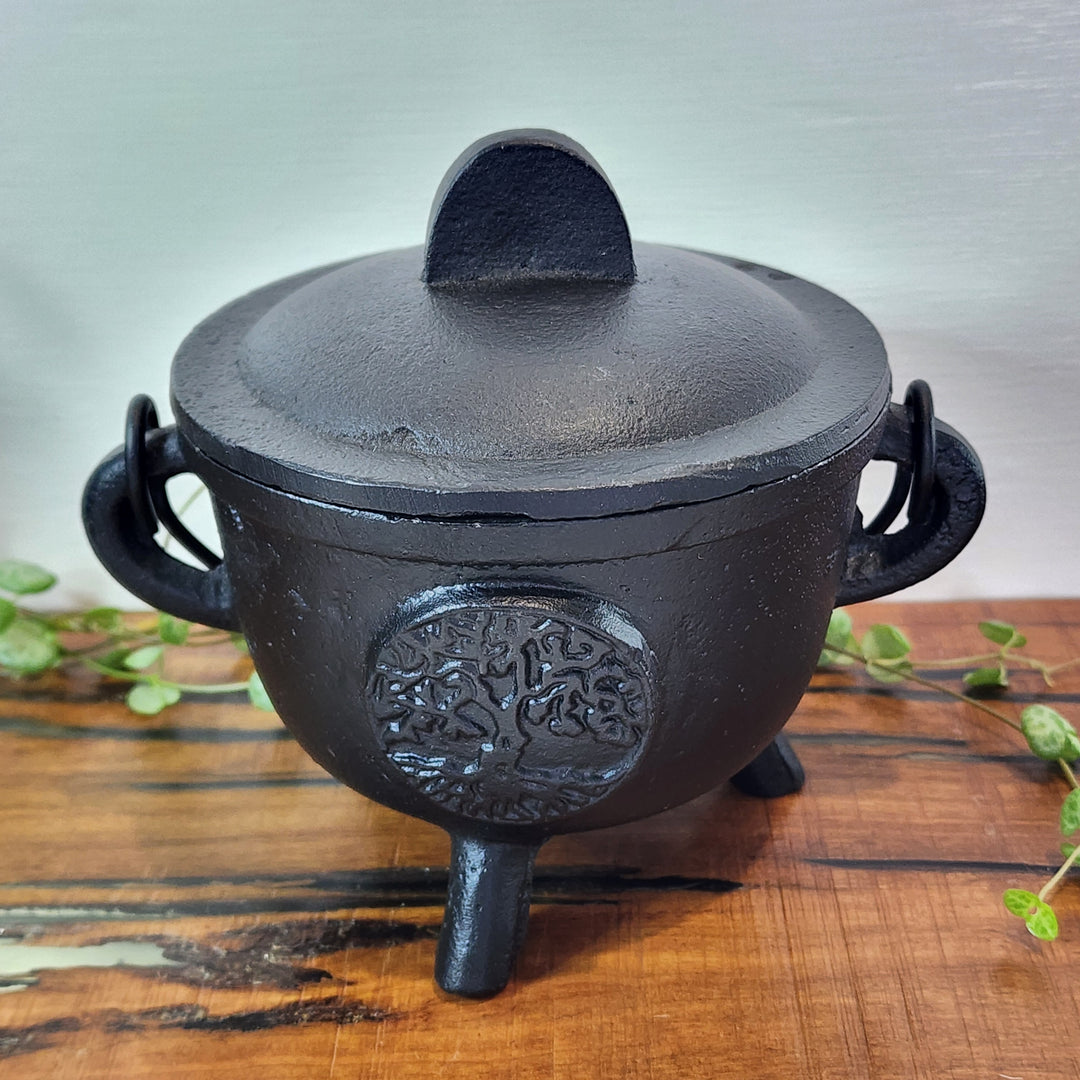 Cast Iron Cauldron - Tree of Life