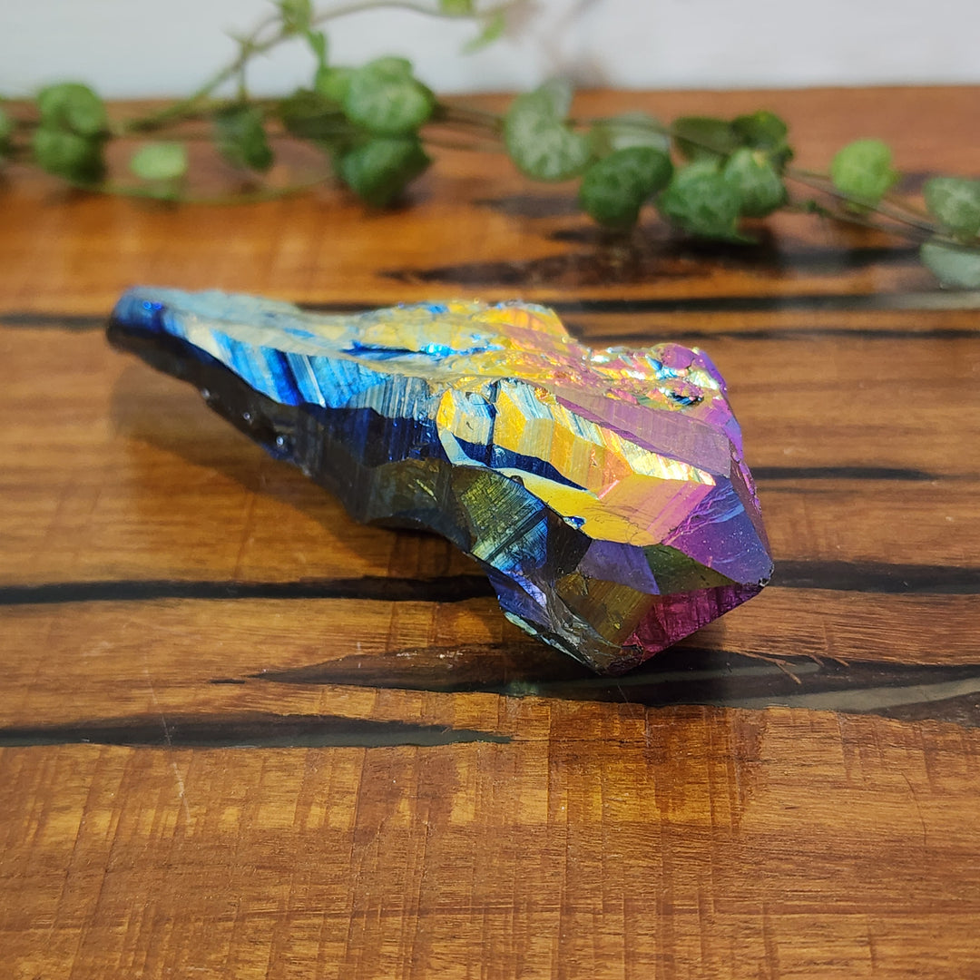 Rainbow Aura Quartz - Point