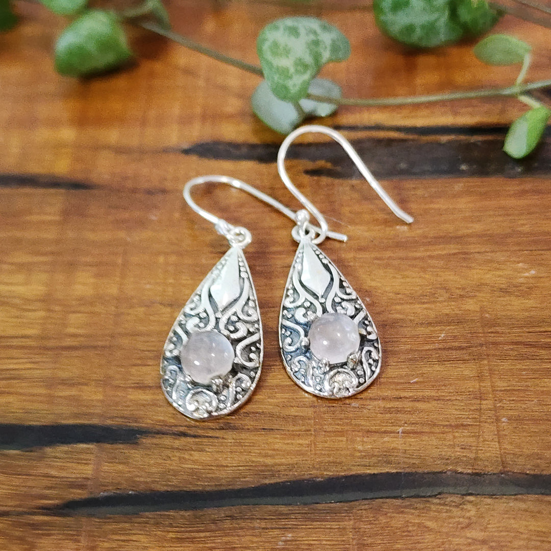 Rose Quartz - Earrings