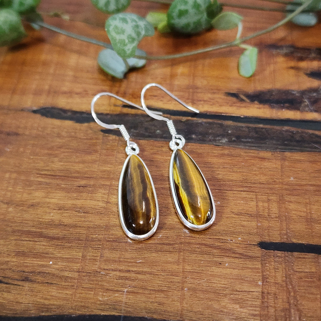 Tigers Eye - Earrings