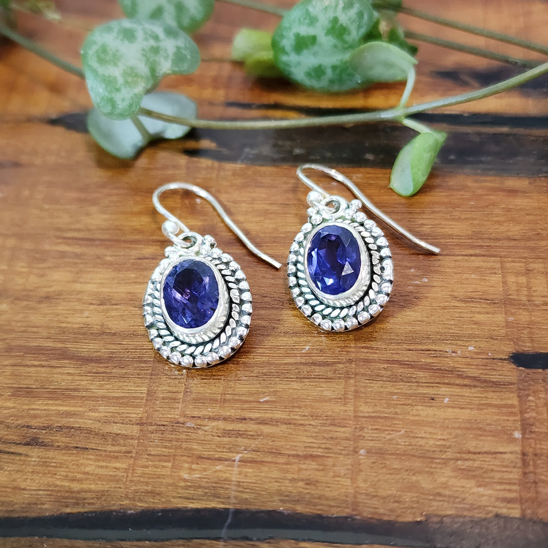 Iolite - Earrings