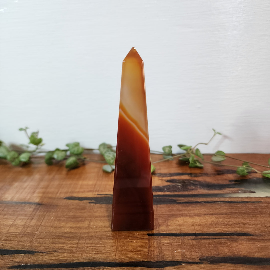 Banded Carnelian - Obelisk