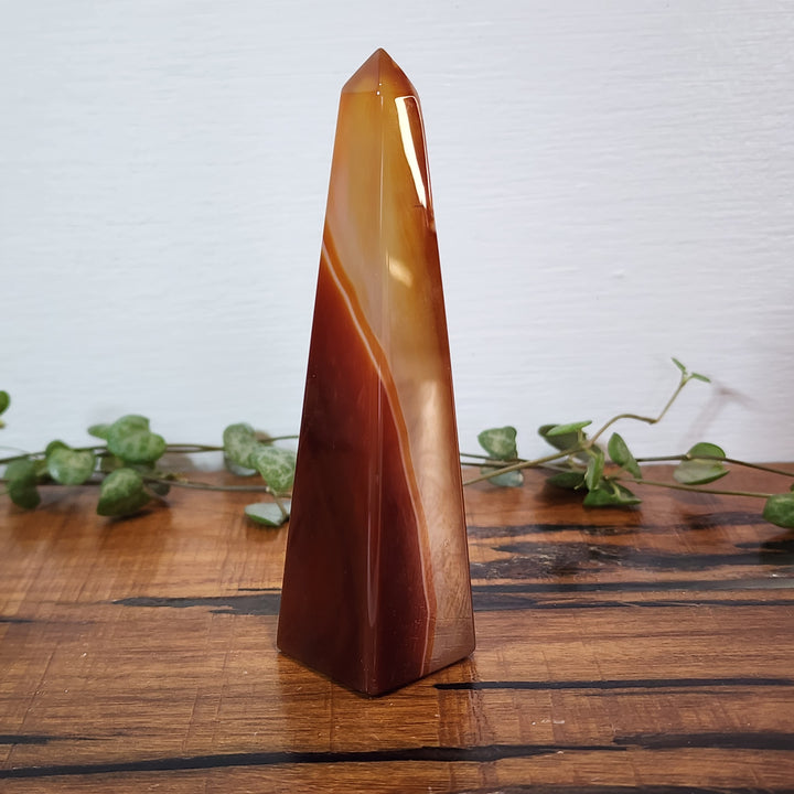 Banded Carnelian - Obelisk