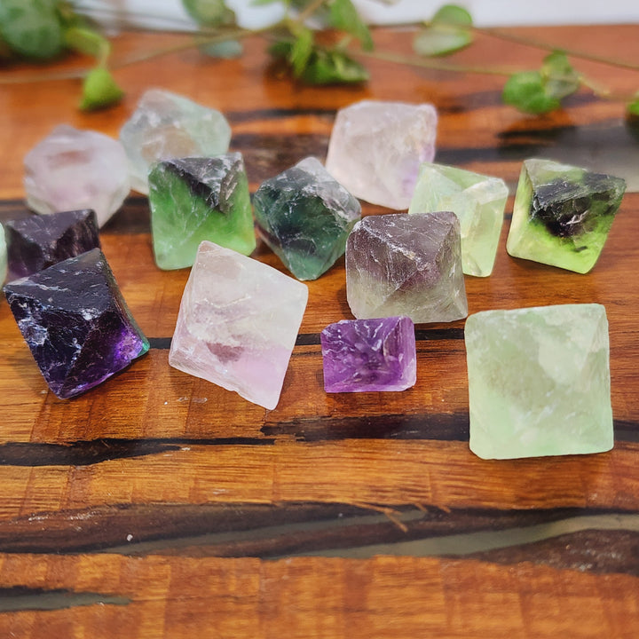 Rainbow Fluorite - Octahedron