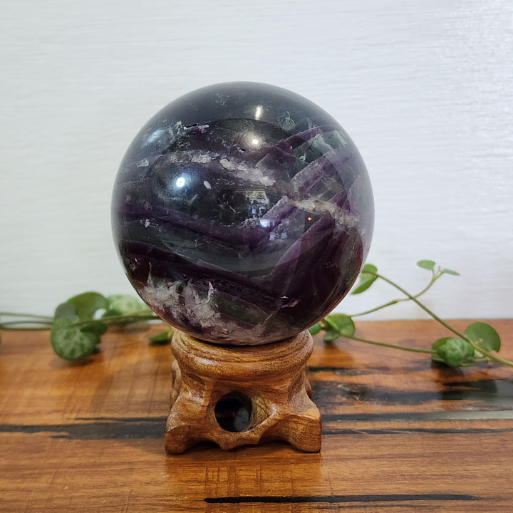 Blue Fluorite - Sphere