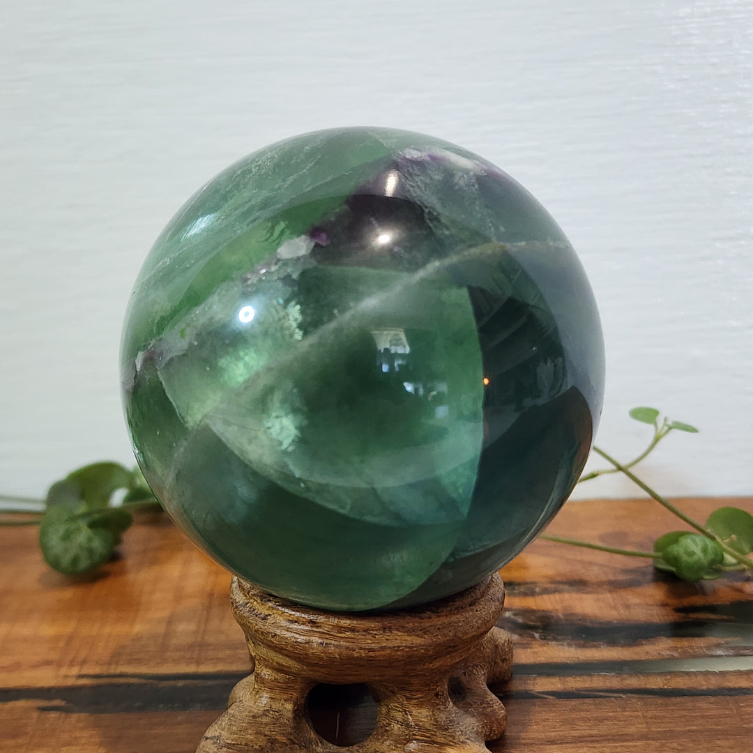 Blue Fluorite - Sphere