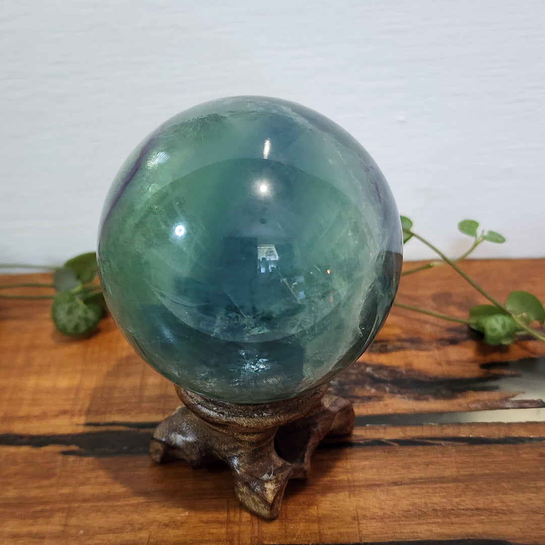 Blue Fluorite - Sphere