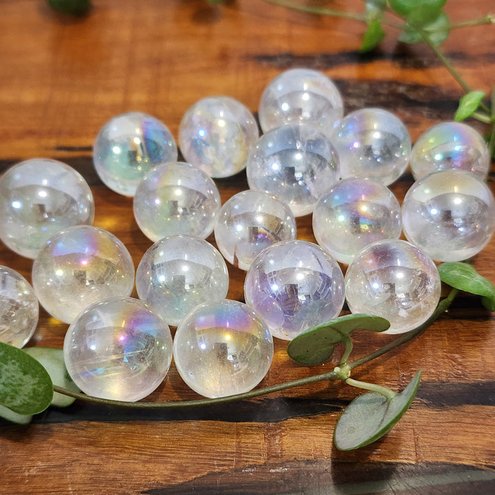 Angel Aura Quartz - Spheres