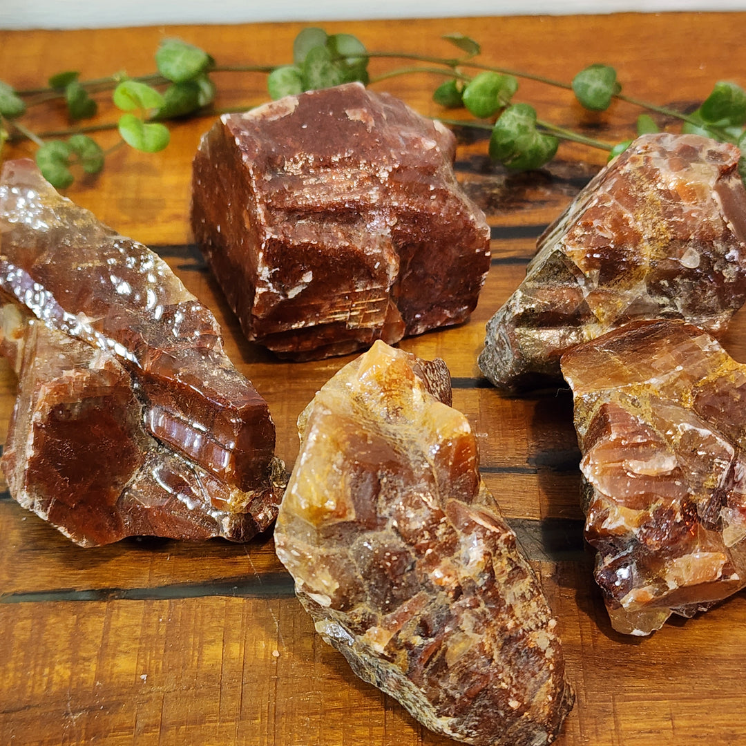 Red Calcite - Raw