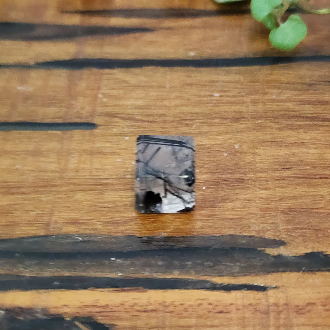 Black Tourmaline in Quartz - Cube