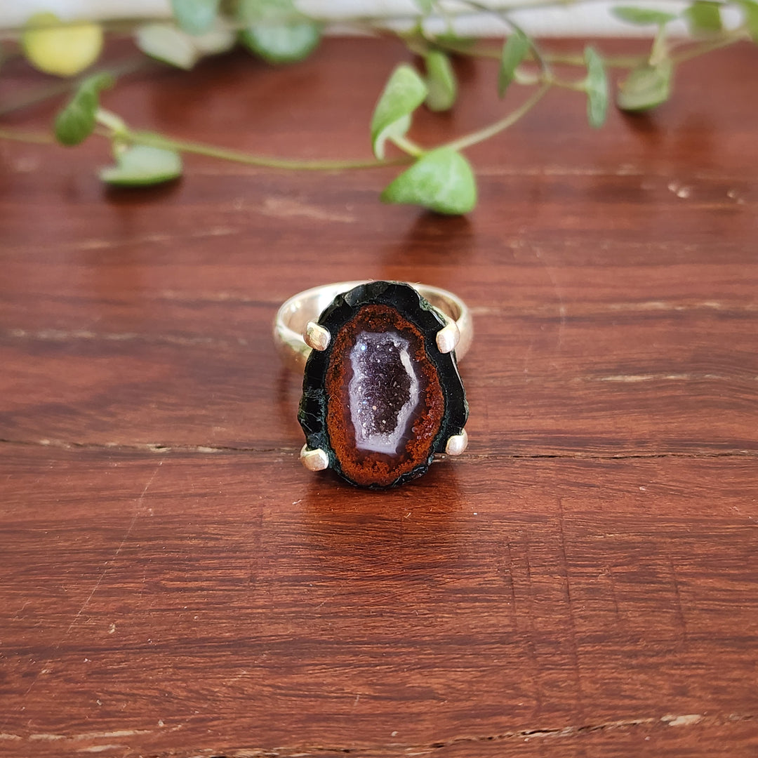 Agate Geode - Ring