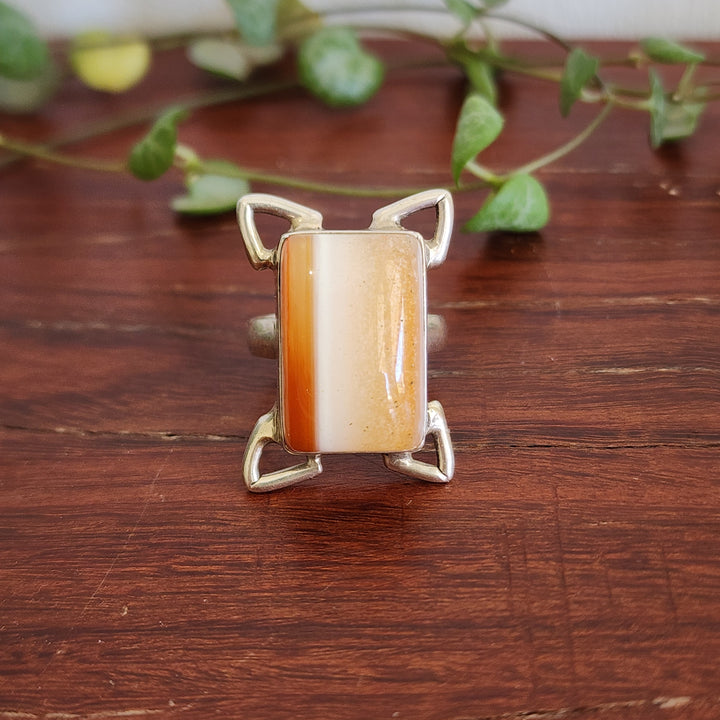 Agate Orange - Ring