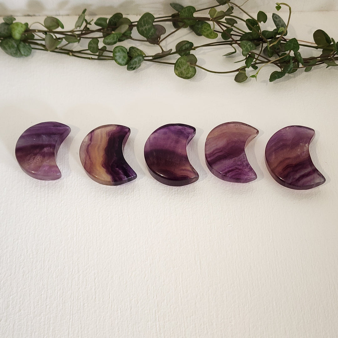 Rainbow Fluorite - Moons