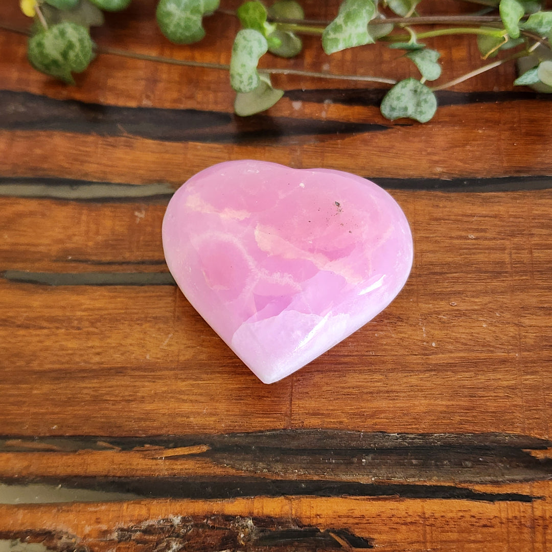 Pink Aragonite  - Heart