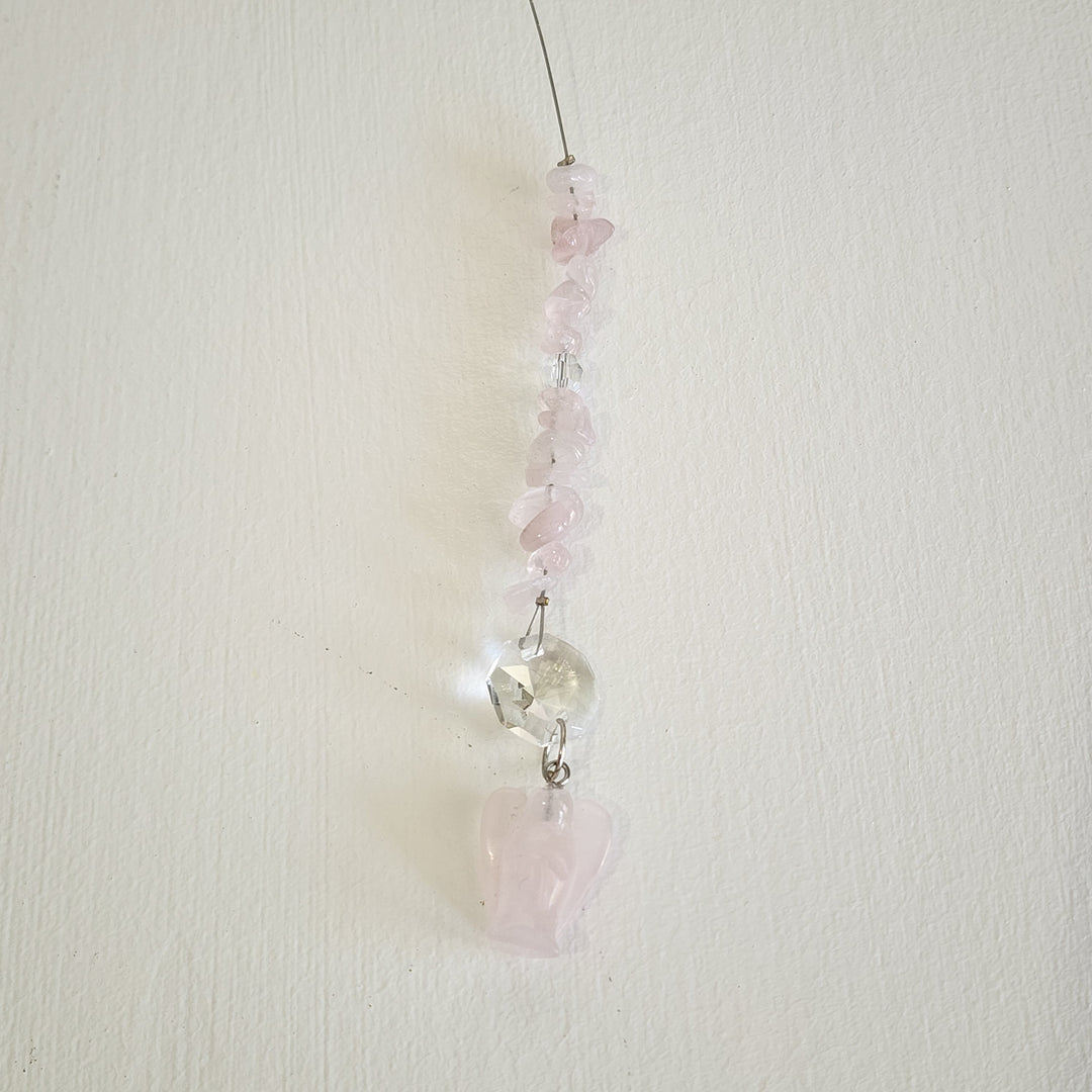Sun Catchers - Rose Quartz Angel