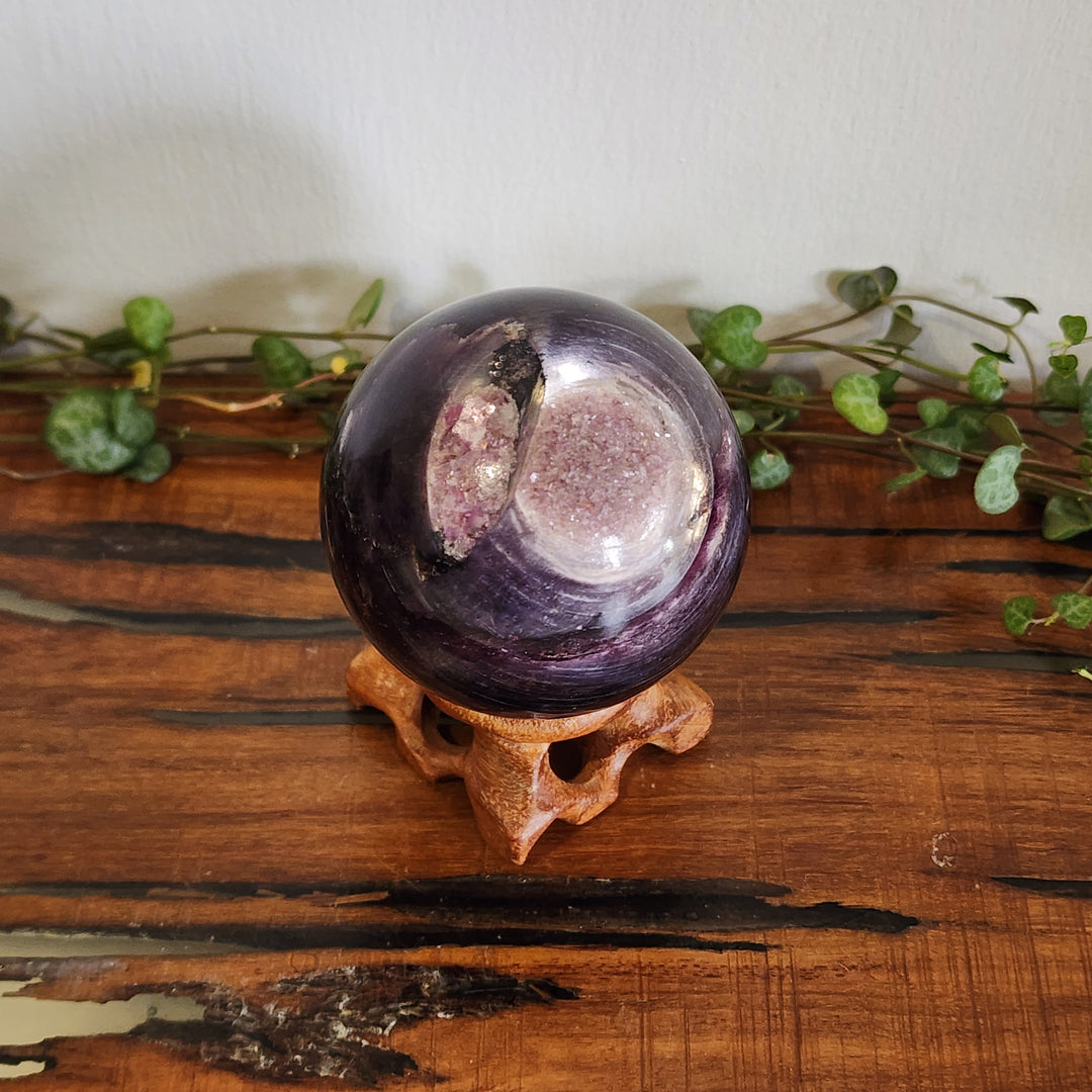 Purple Lepidolite - Spheres