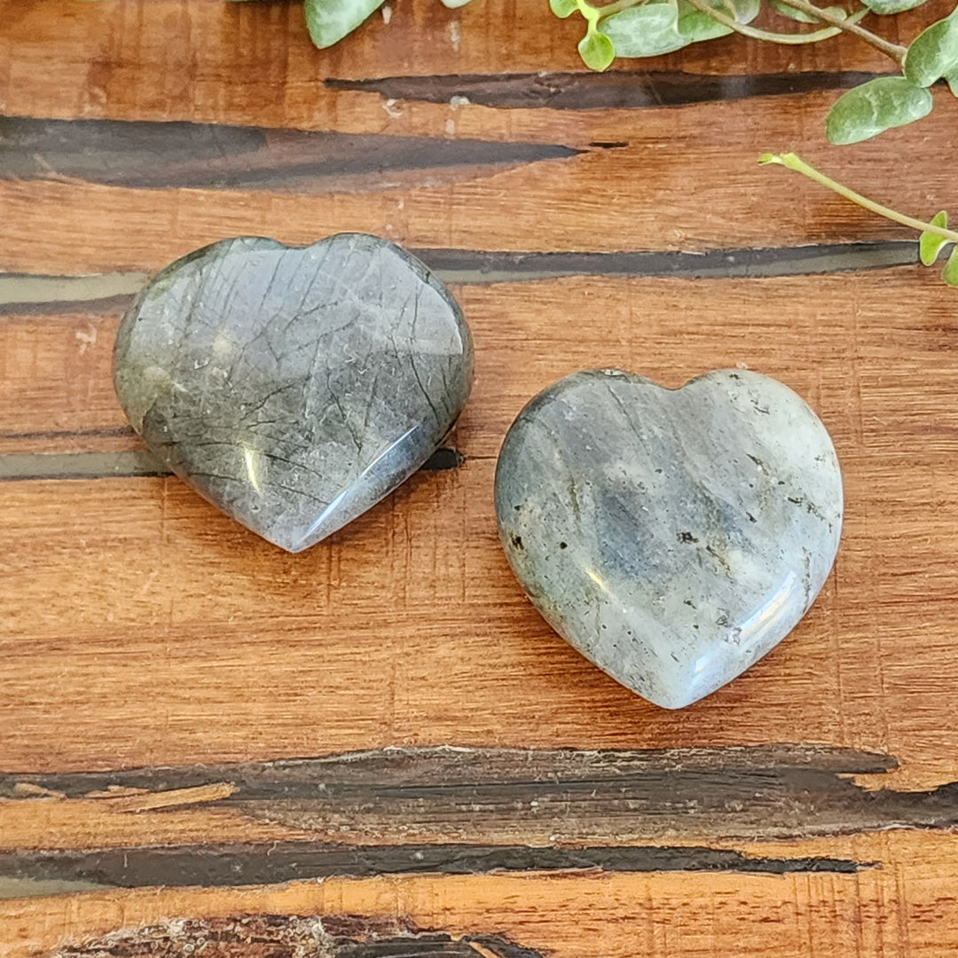 Labradorite - Heart 30mm